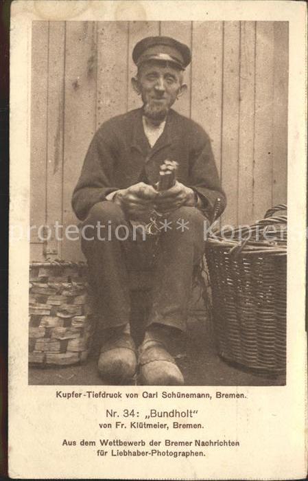 BREMEN  CITY Bundholt Kupferdruck Carl Schuenemann