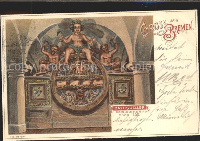 BREMEN  CITY Ratskeller Bachusfass