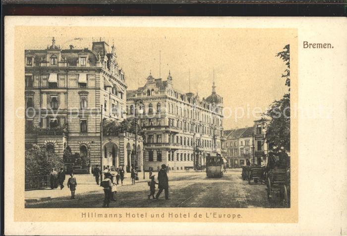 BREMEN  CITY Hillmanns Hotel Hotel Europe