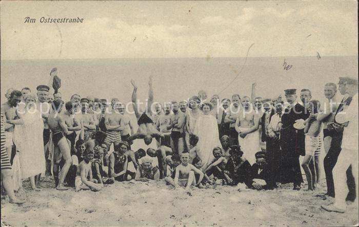 Dahme Ostseebad Strand Gruppenfoto