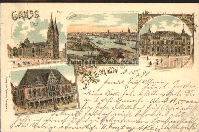 BREMEN  CITY Dom Hafen Rathaus