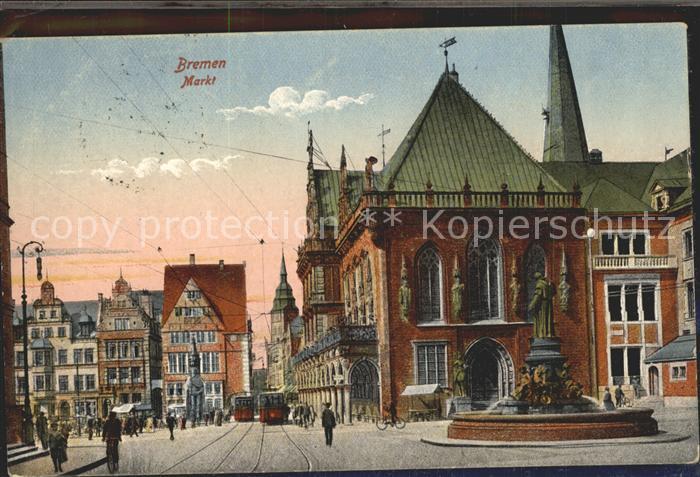 BREMEN  CITY Markt Strassenbahn