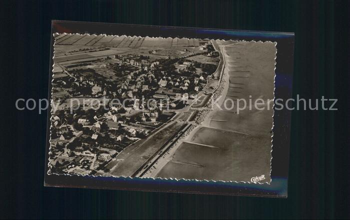 Duhnen Nordsee Fliegeraufnahme