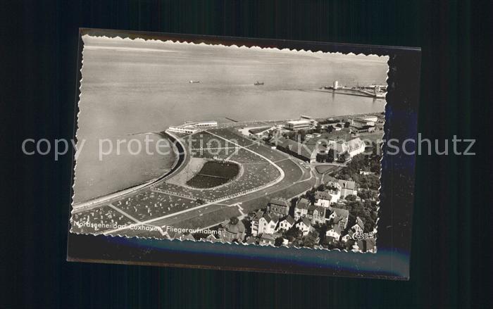 Cuxhaven Nordseebad Fliegeraufnahme