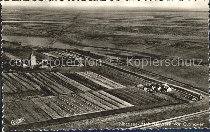 Insel Neuwerk Fliegeraufnahme