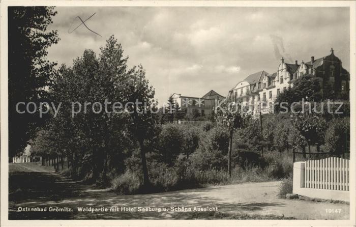 Groemitz Ostseebad Waldpartie Hotel Seeburg