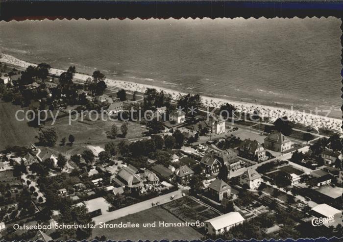 Scharbeutz Ostseebad Fliegeraufnahme Strandallee Hansastrasse