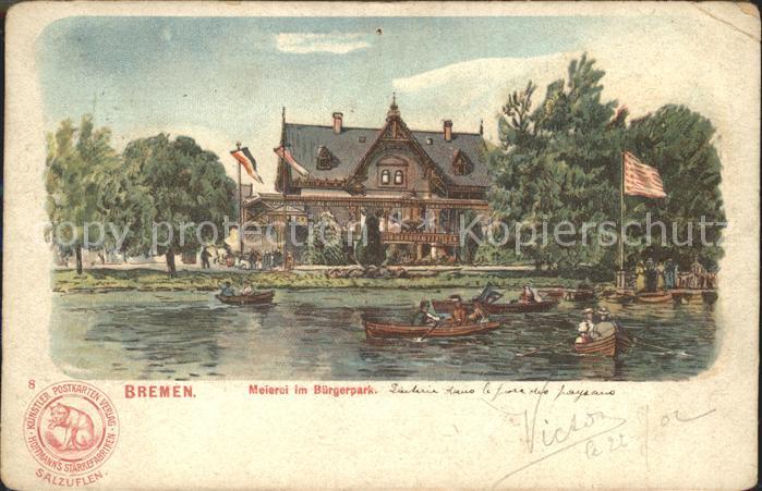 BREMEN  CITY Meierei Buergerpark