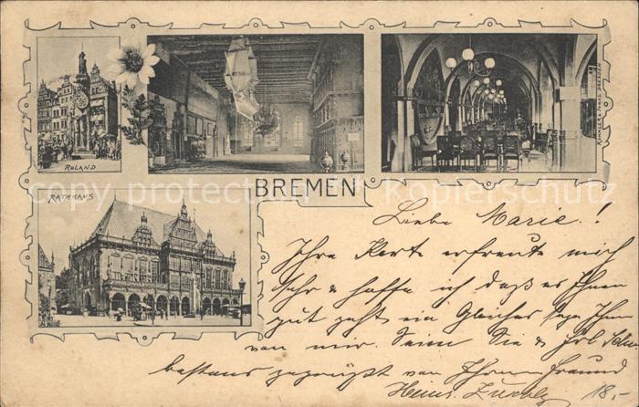 BREMEN  CITY Roland Rathaus