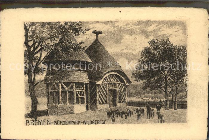 BREMEN  CITY Buergerpark Wildgehege