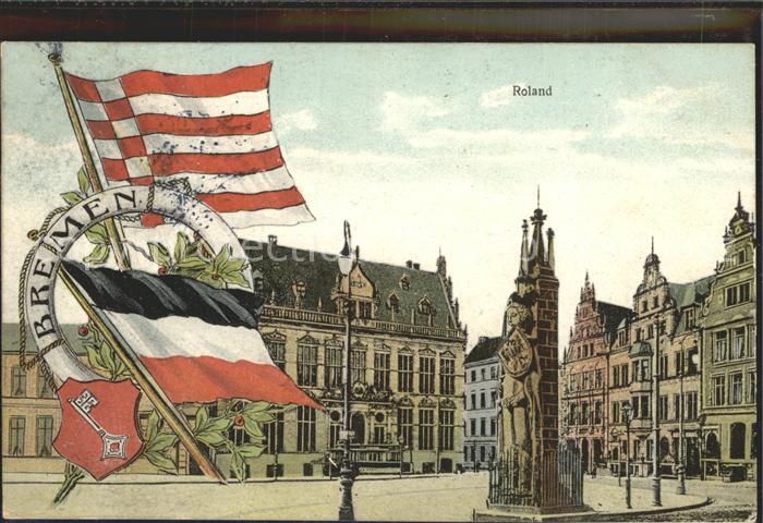 BREMEN  CITY Rolan Schwarz Weiss Rot