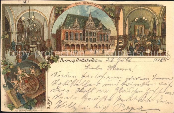 BREMEN  CITY Rathskeller Rathhaus