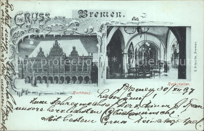 BREMEN  CITY Rathhaus Rathskeller