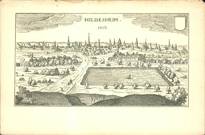 HILDESHEIM  CITY Mittelalterliches Staedtebild