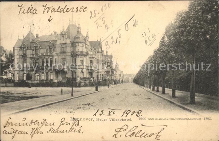 HANNOVER CITY Neues Villenviertel Villa Waldersee