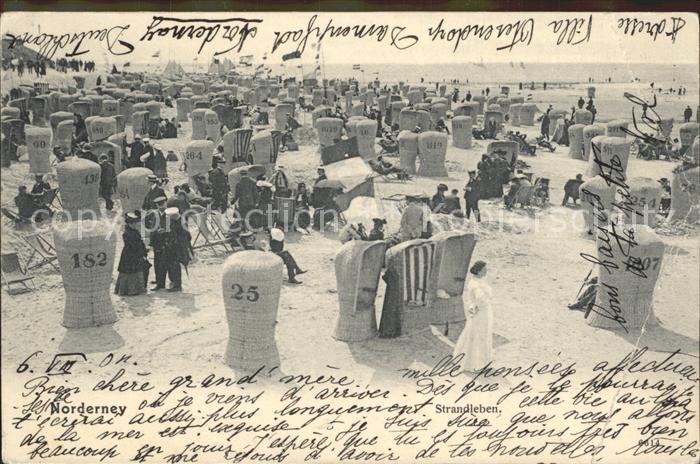 Norderney Nordseebad Strandleben