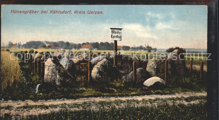 Uelzen Lueneburger Heide Huenengraeber bei Kaehlsdorf