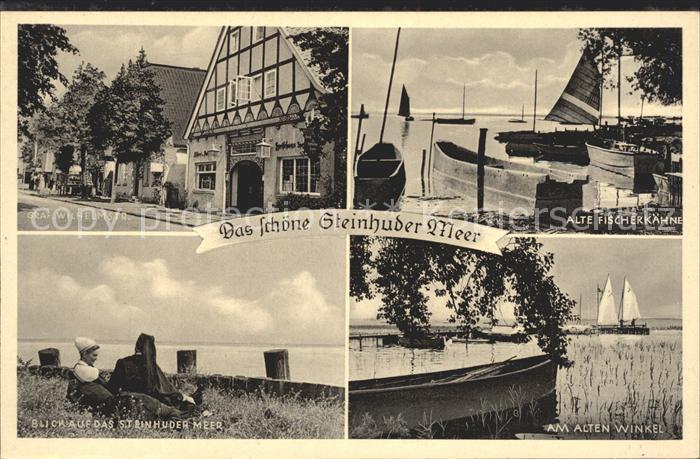 Steinhuder Meer Graf Wilhelmstr Alte Fischerkaehne Meerblick Am alten Winkel
