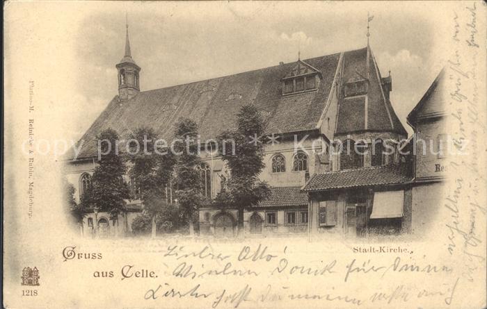 Celle Niedersachsen Kirche Bahnpost Deutsche Reichspost