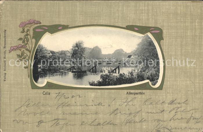 Celle Niedersachsen Allerpartie Bruecke