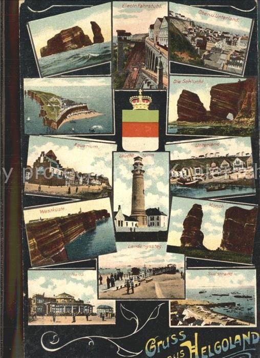 HELGOLAND Insel Schleswig-Holstein Aquarium Leuchtturm Westkueste