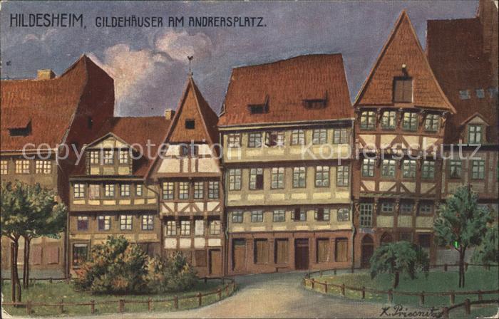 HILDESHEIM  CITY Gildehaeuser Andreasplatz
