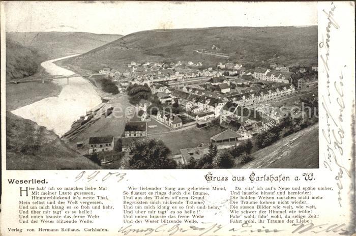 Karlshafen Bad Weserlied