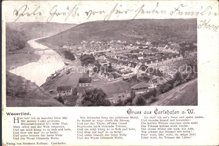 Karlshafen Bad Weserlied