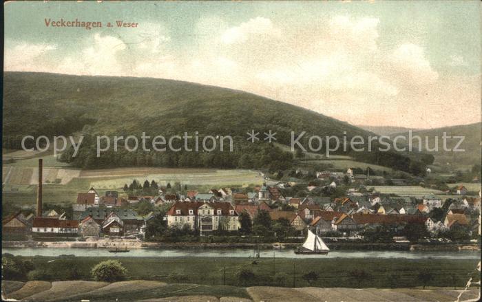 Veckerhagen Teilansicht Weser
