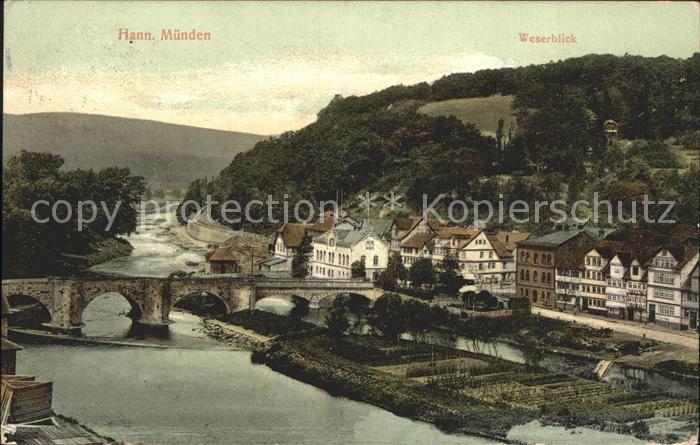 Hann. Muenden Weserblick Bruecke
