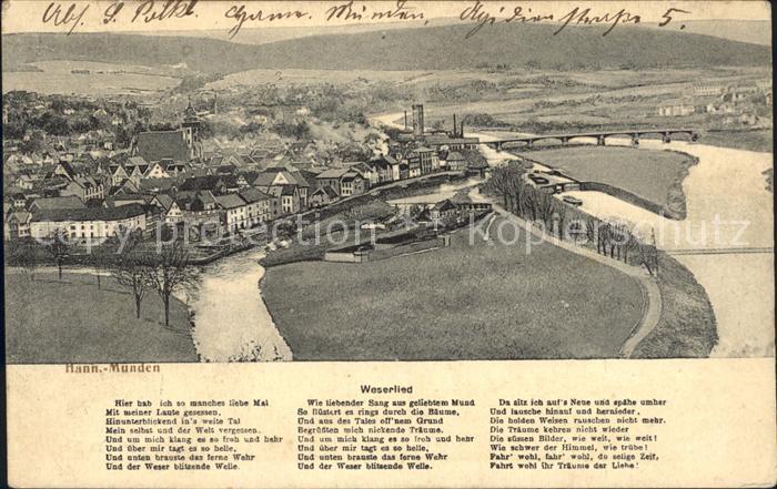 Hann. Muenden Panorama Weserlied