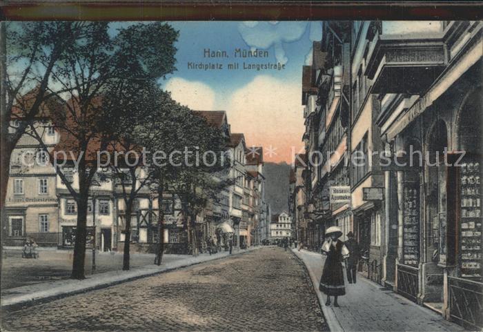 Hann. Muenden Kirchplatz mit Langestrasse