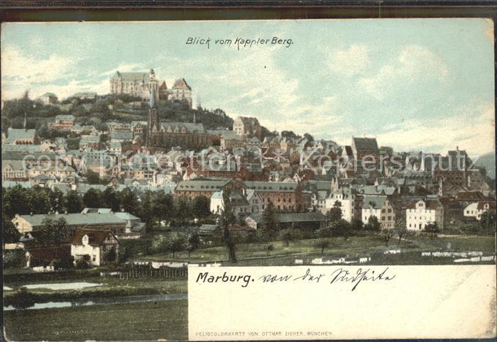 Marburg Lahn Blick vom Kappeler Berg