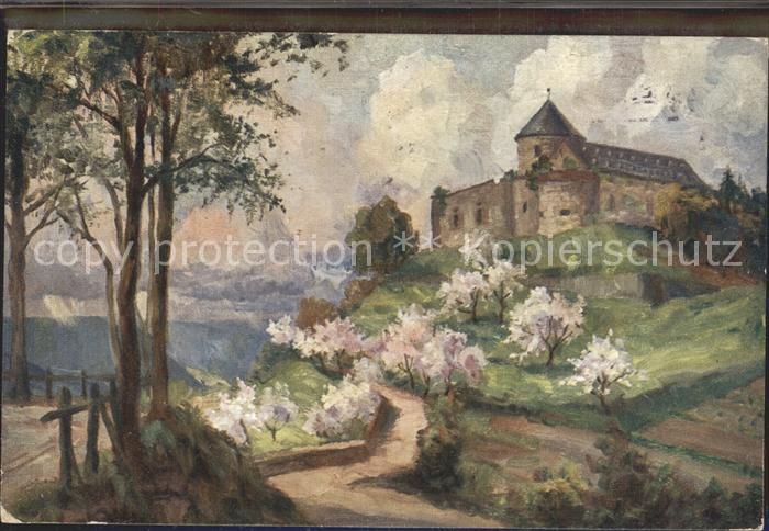 Waldeck Edersee Schloss Waldeck Kuenstlerkarte