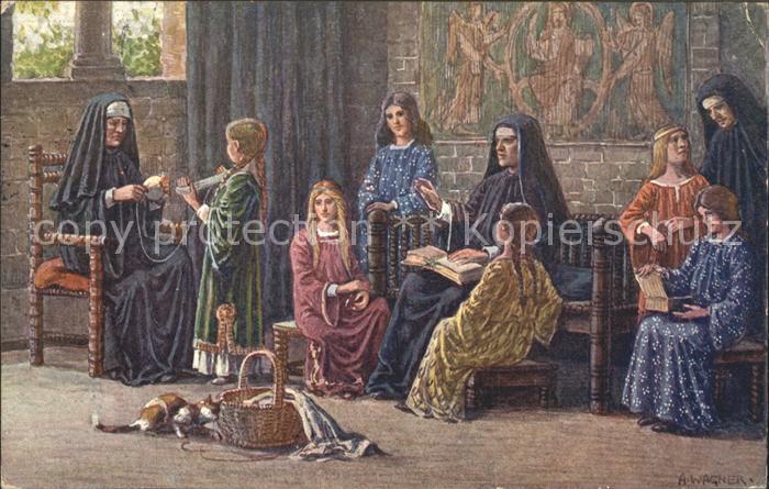 Cassel Kassel Nonnen im Nonnenkloster zum Ahnaberge als Jugenderzieherinnen