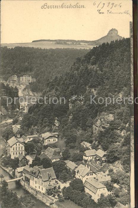 Herrnskretschen Boehmen