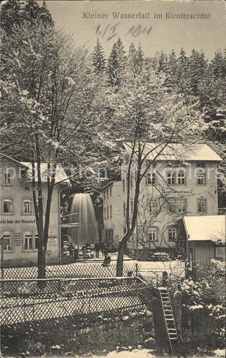Kirnitzschtal Kleiner Wasserfall