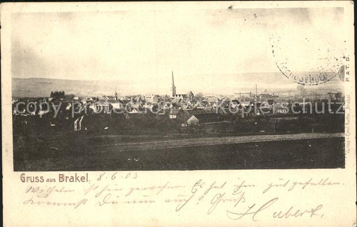 Brakel Westfalen Stadtansicht