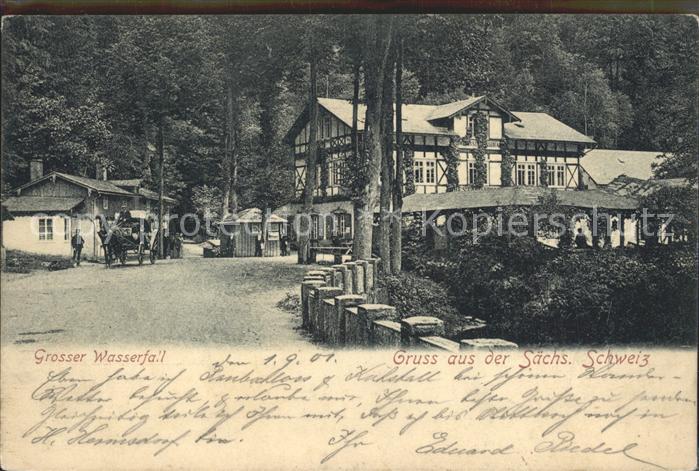 Bad Schandau Grosser Wasserfall