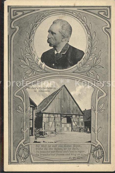 Bad Driburg Weber´s Geburtshaus in Alhausen
