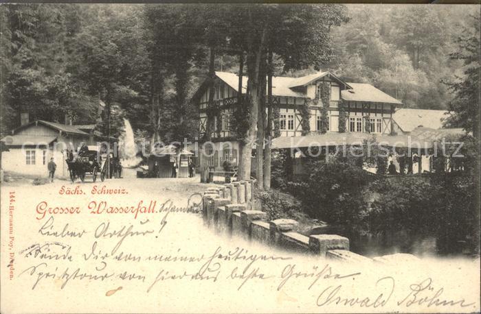 Schandau Bad Grosser Wasserfall