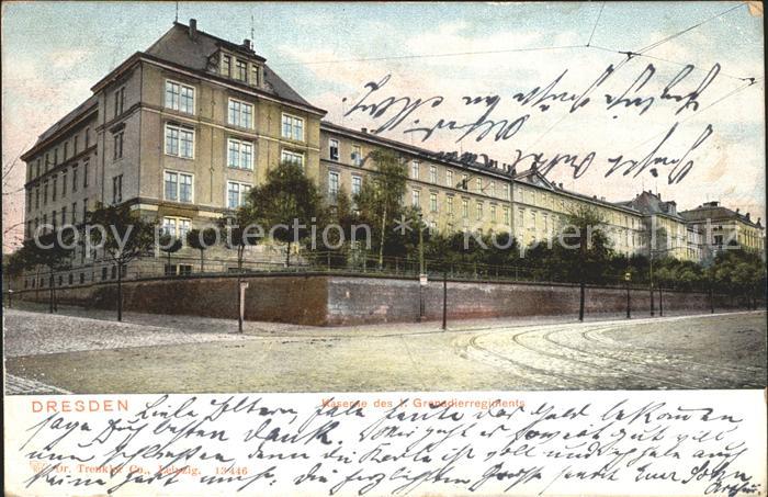 DRESDEN Elbe Kaserne I Grenadierregiments