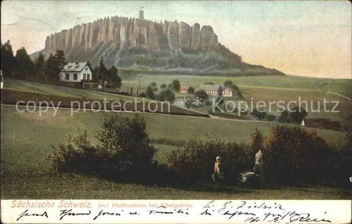 Pfaffenstein Koenigstein Saechsische Schweiz Koenigstein