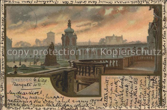 DRESDEN Elbe Zwinger