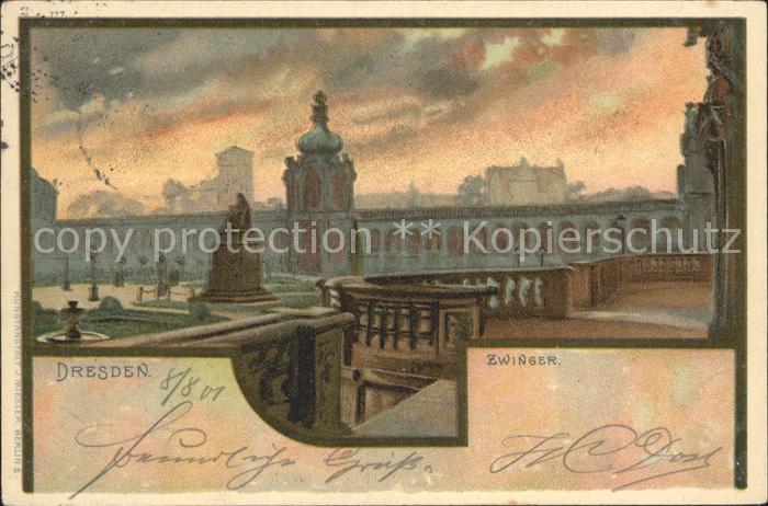 DRESDEN Elbe Zwinger