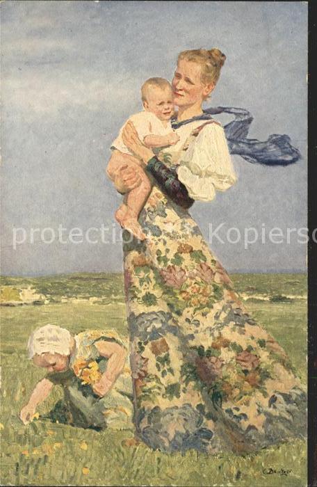 DRESDEN Elbe Margarittentag Nach einem Original von Prof Banzer