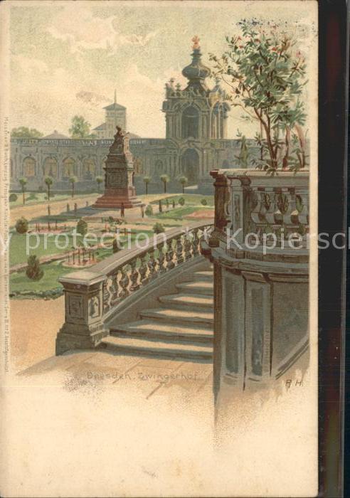 DRESDEN Elbe Zwingerhof