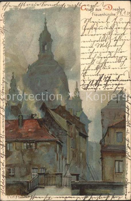 DRESDEN Elbe Frauenkirche