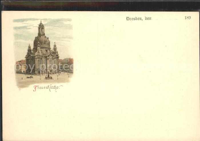 DRESDEN Elbe Frauenkirche