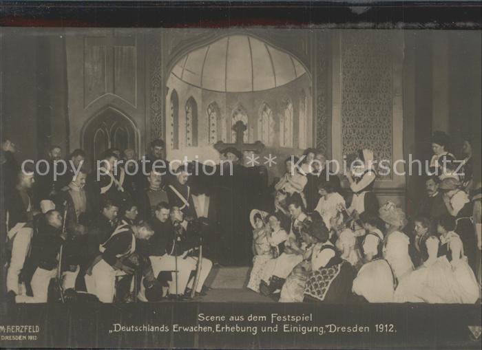 DRESDEN Elbe Scene Festspiel Deutschland Erwachen Erhebung Einigung